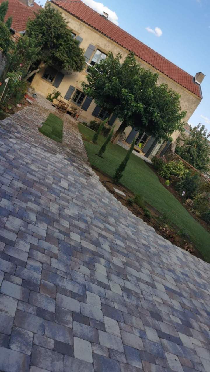 Pavage terrasse Pierrevillers